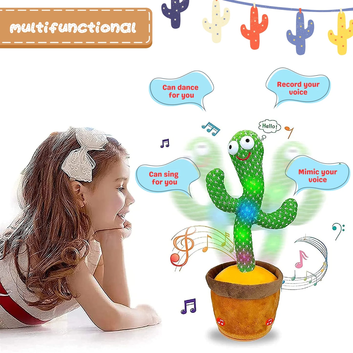 Dancing & Talking Cactus Toy
