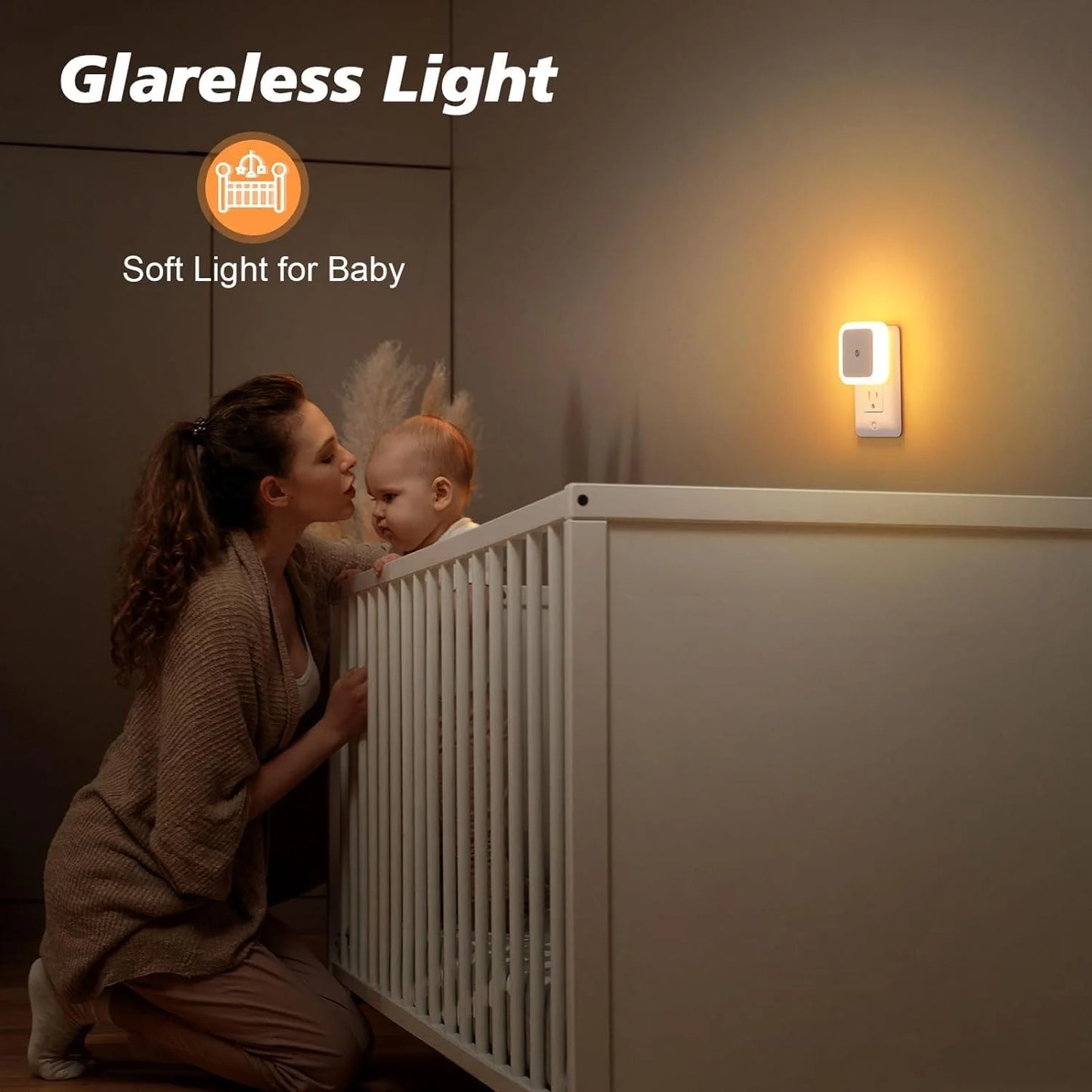 (Pack of 2) Smart Sensor LED Night Lamp