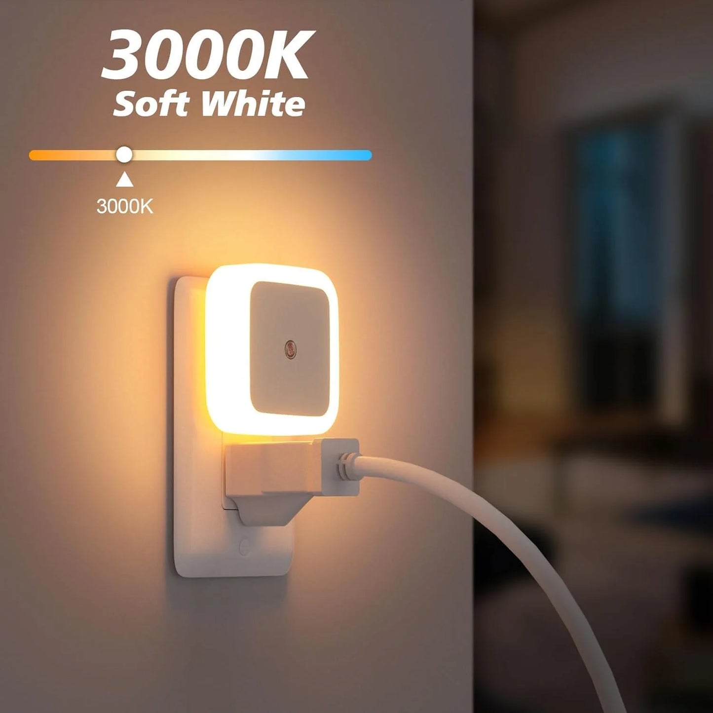 (Pack of 2) Smart Sensor LED Night Lamp