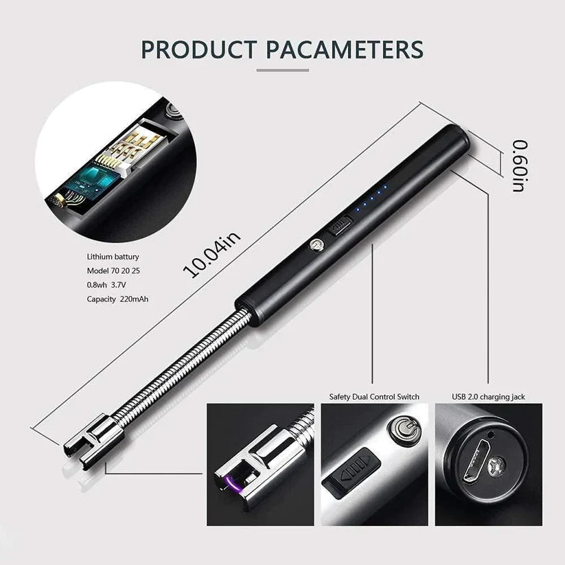 Rechargeable Electric Multi-Purpose Lighter (Heavy quality).