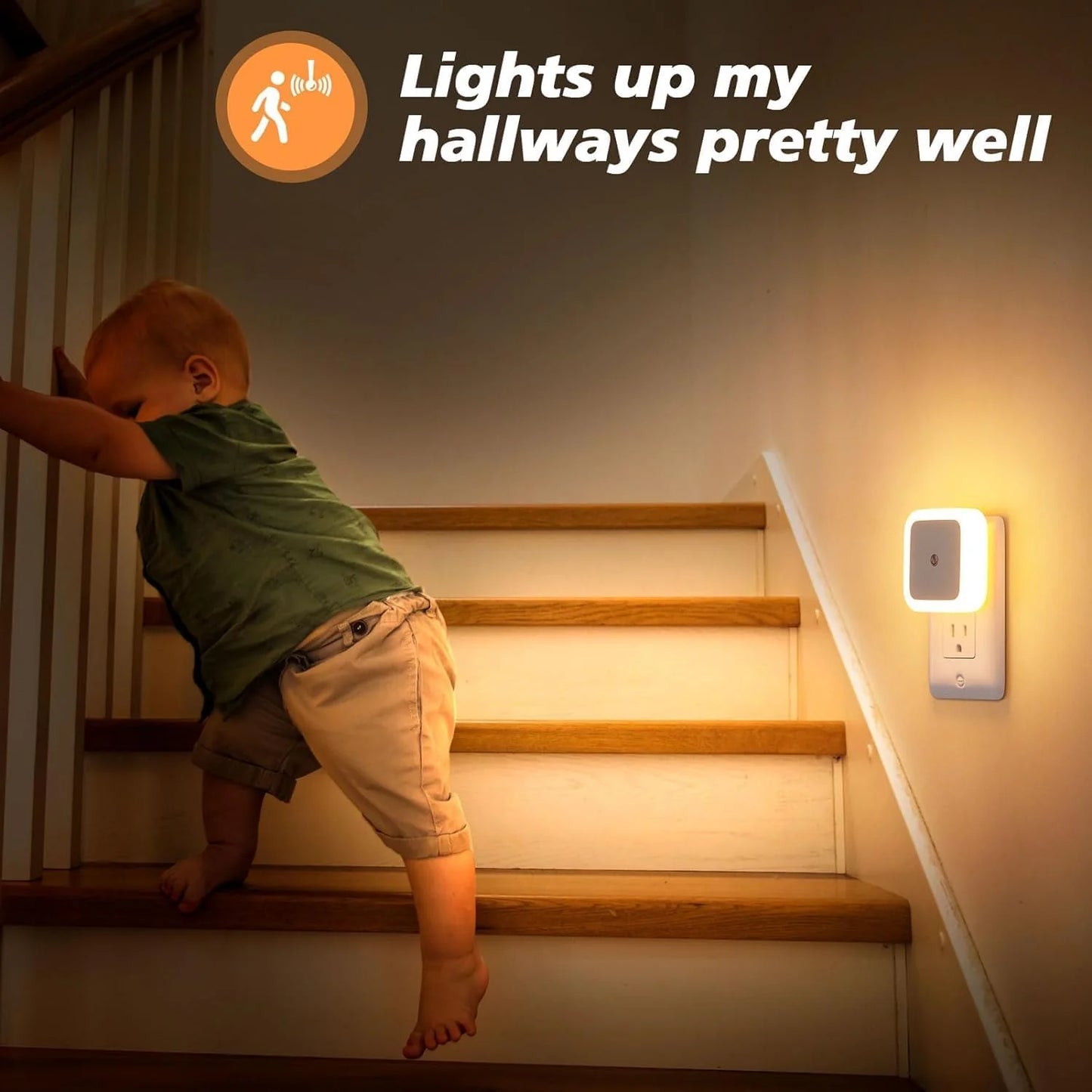 (Pack of 2) Smart Sensor LED Night Lamp