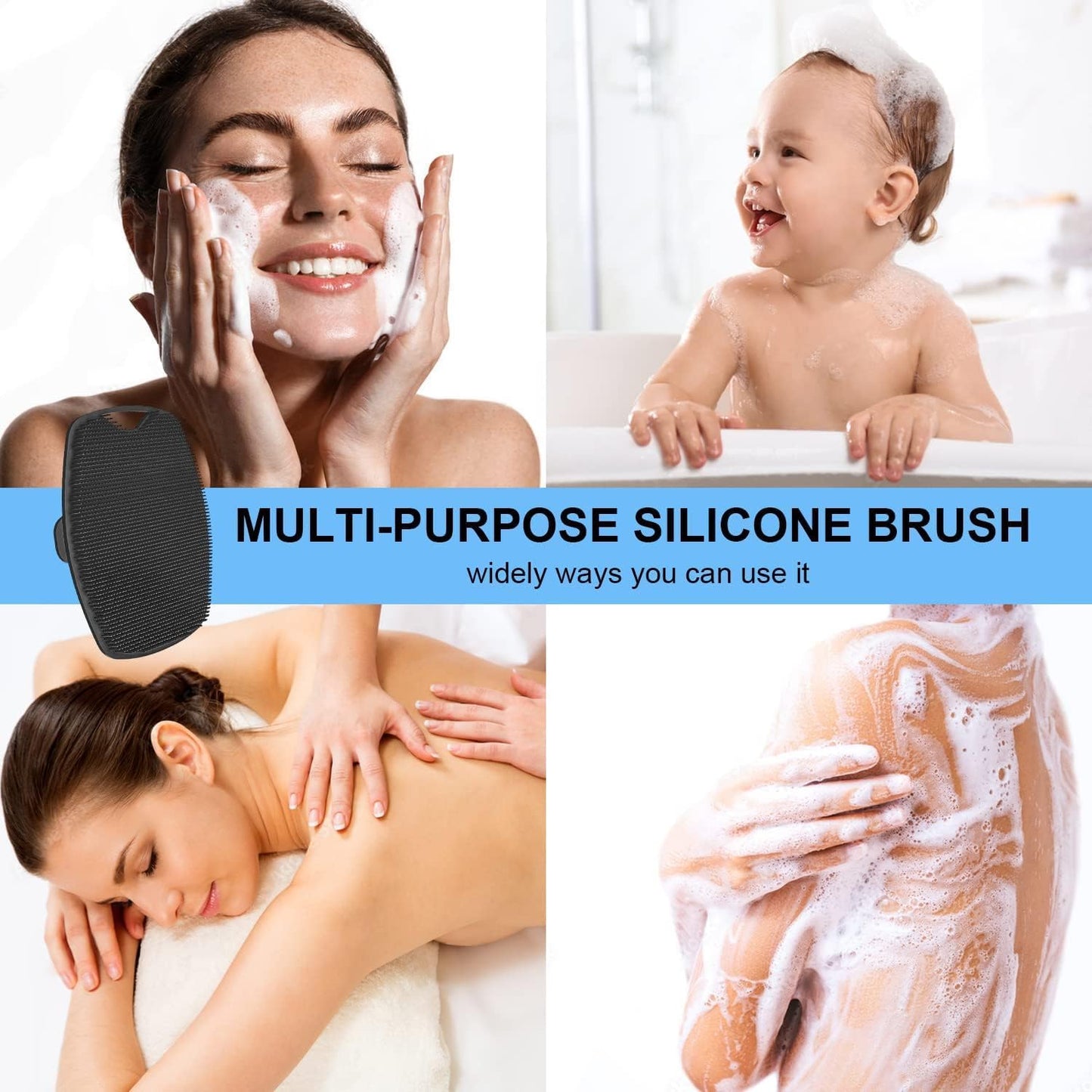 Neoskinโข Ultra-Hygienic Silicone Body Brush โ ๐๐ฎ๐ฒ ๐ ๐๐๐ญ ๐ ๐
๐ซ๐๐ | Bestselling Bath Essentiall.