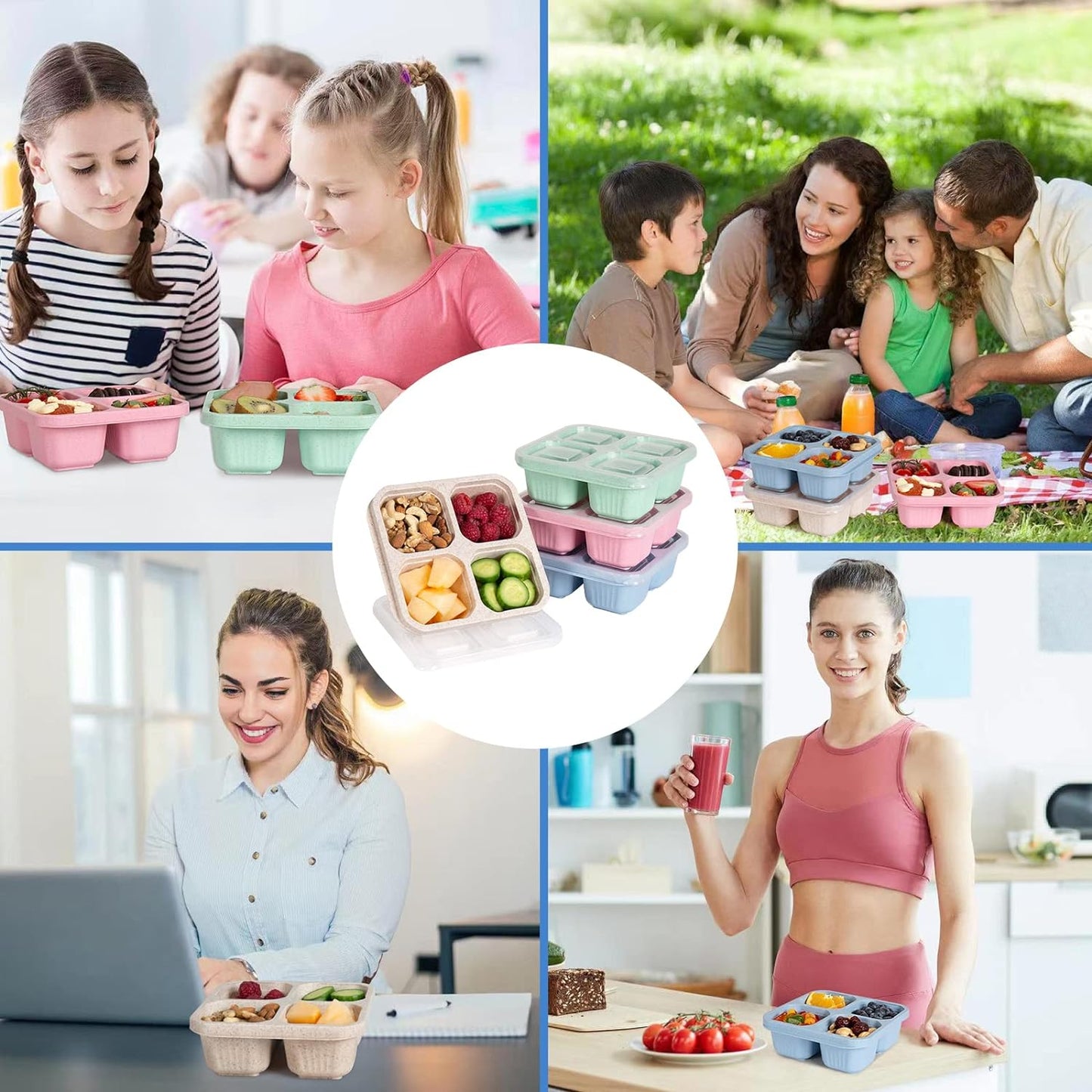 Bestic - Snack Containers (Pack of 4)