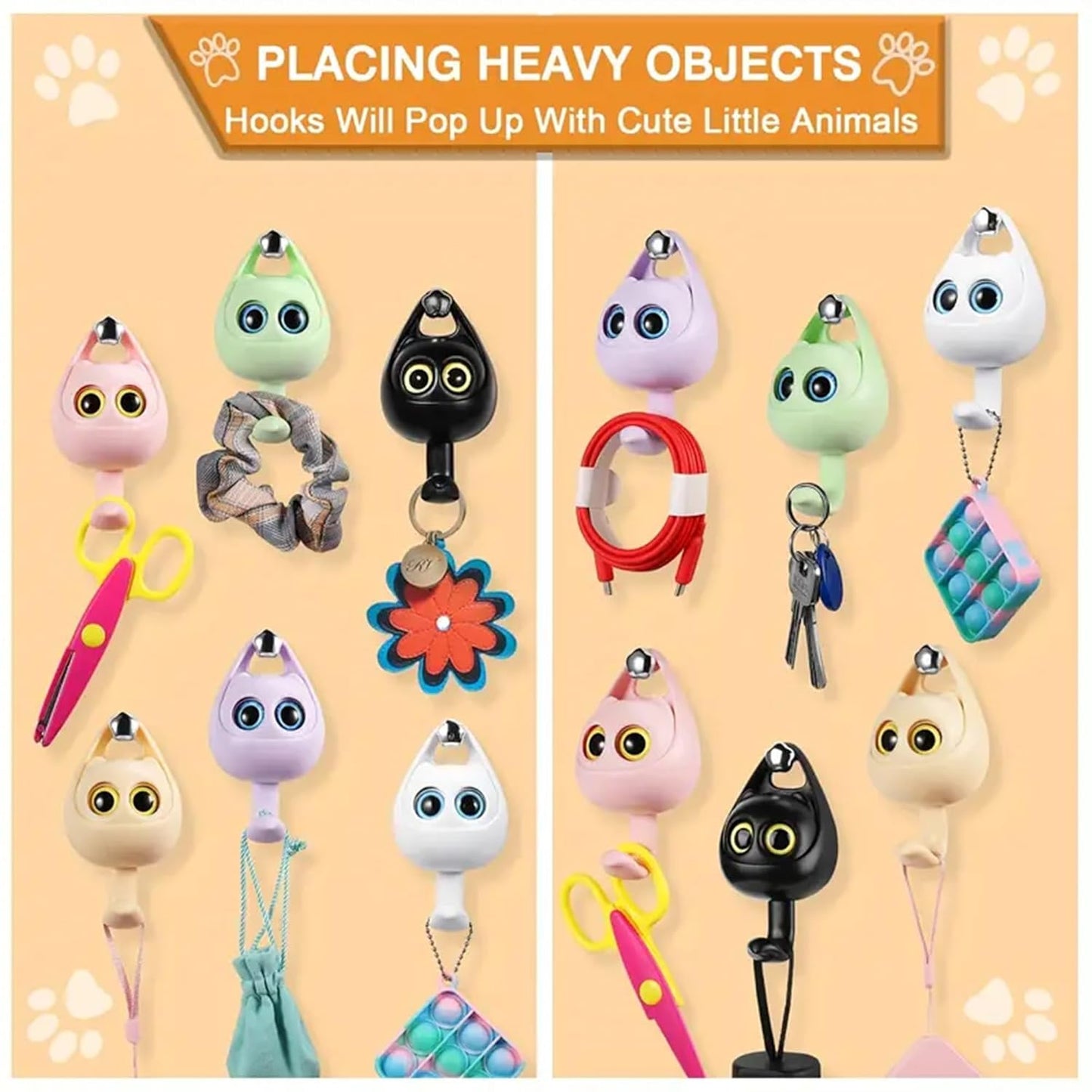 Cute Cat Key Hook ( Buy 1 Get 1 Free )