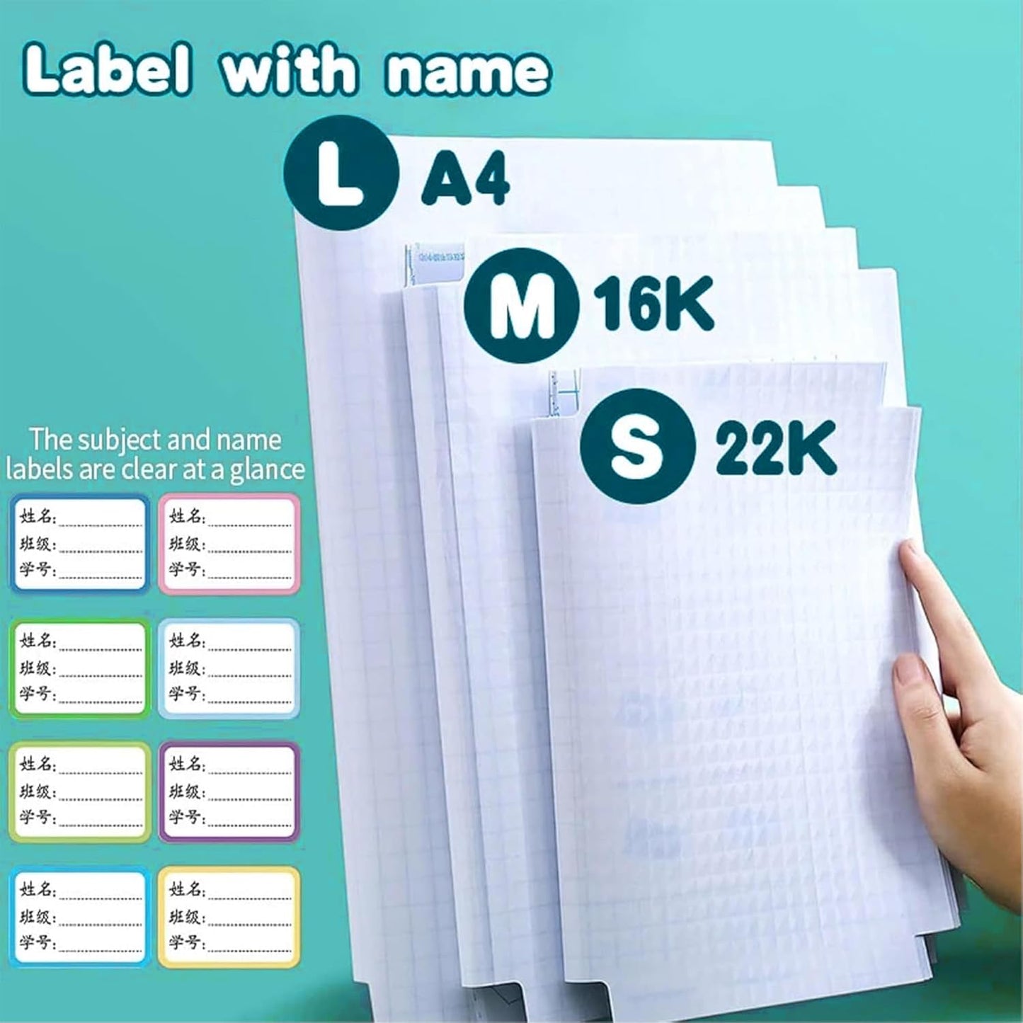 Transparent Protective Self-adhesive Book Covers (Pack of 30)