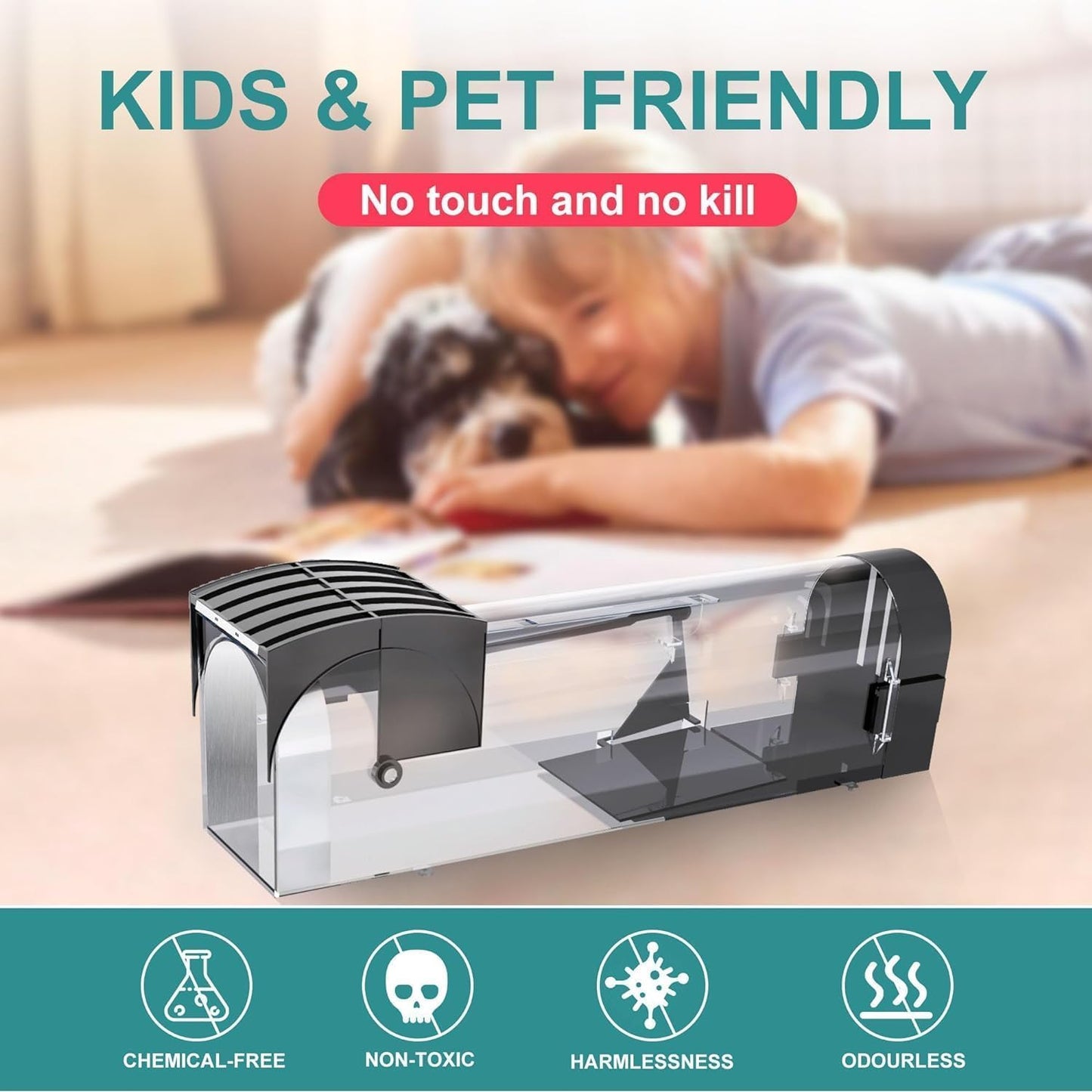 No Kill Reusable Mouse Trap