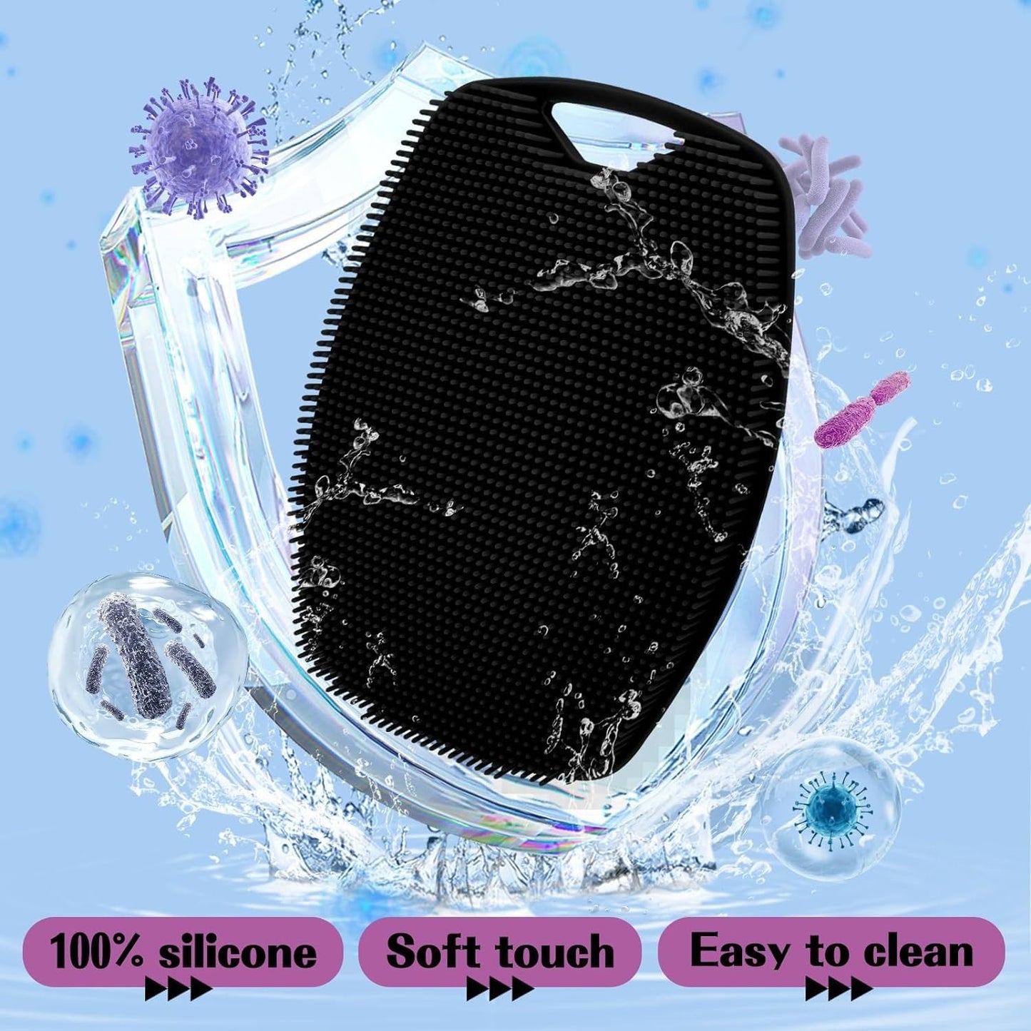 Neoskinโข Ultra-Hygienic Silicone Body Brush โ ๐๐ฎ๐ฒ ๐ ๐๐๐ญ ๐ ๐
๐ซ๐๐ | Bestselling Bath Essentiall.