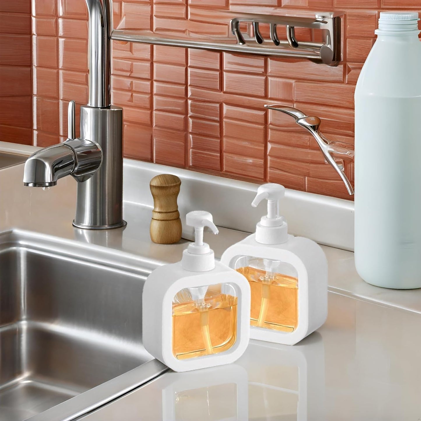 Bestic - Transparent Soap Dispenser Bottle (Buy 1 Get 1 Free)