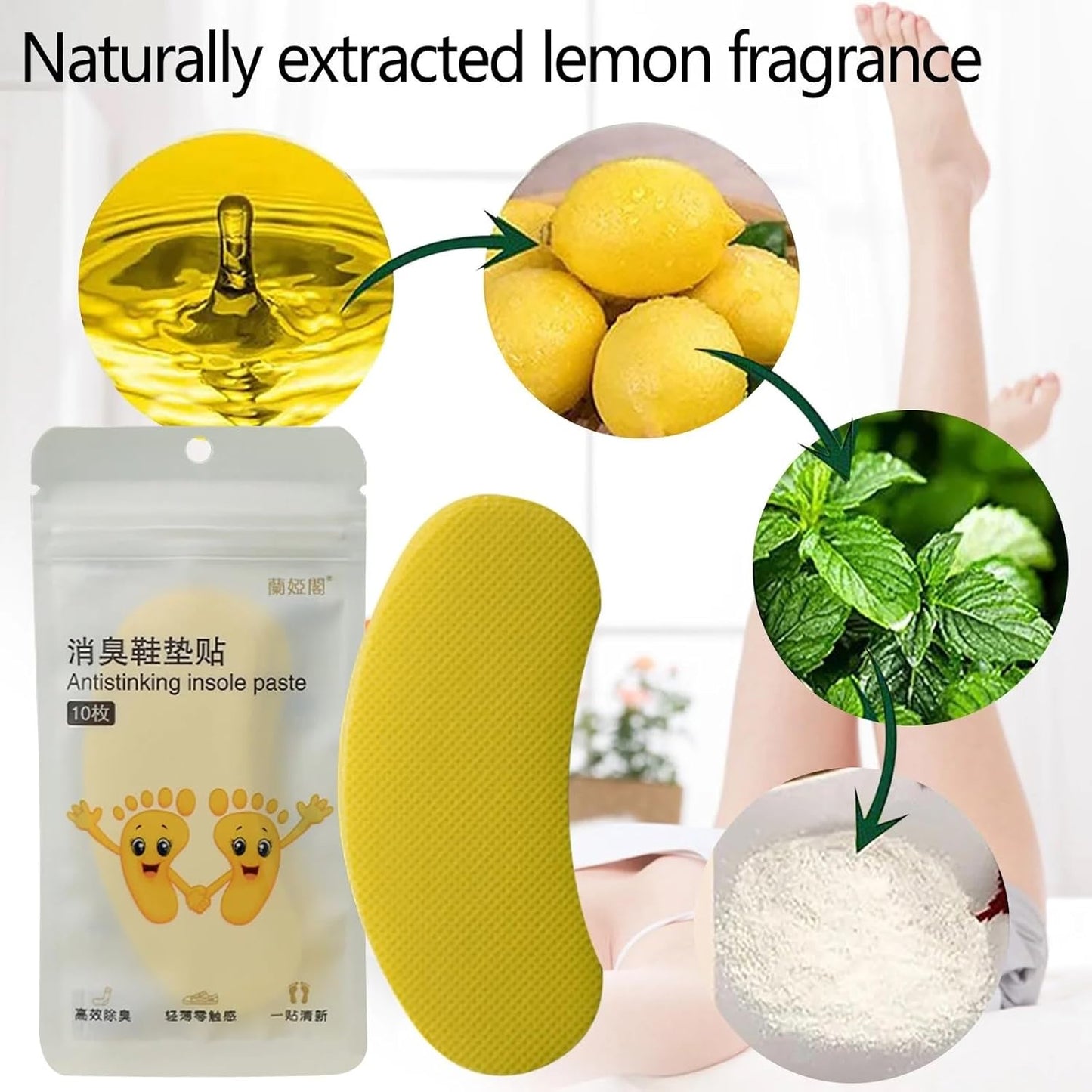 Shoe & Foot Deodorant Patch (Pack of 20 Patches).