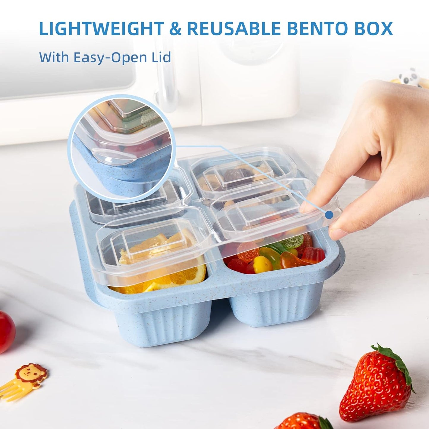 Bestic - Snack Containers (Pack of 4)