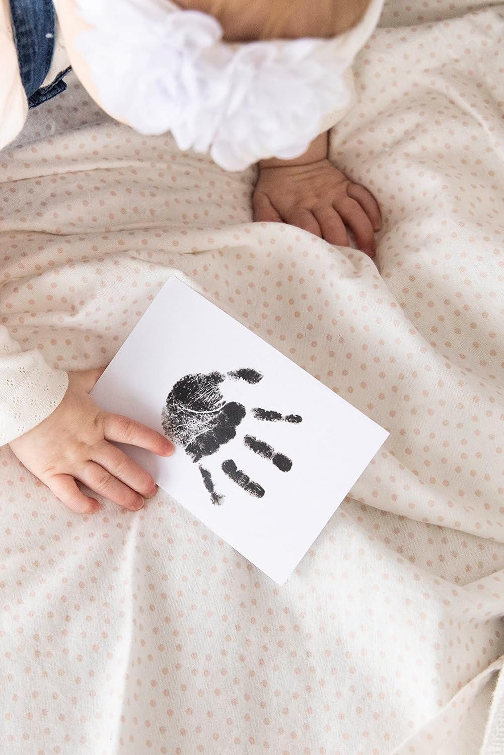 Baby Handprint & Footprint Kit + Free Photo Frame (Safe and Mess-free).