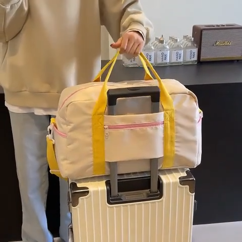 Colourblocked Duffel Bag