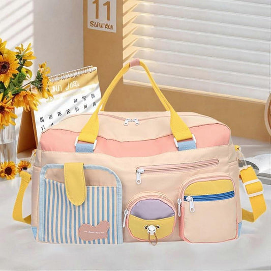 Colourblocked Duffel Bag