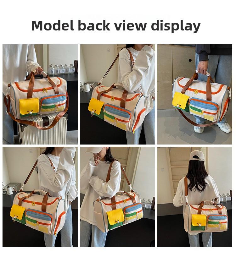 Colourblocked Duffel Bag