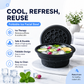 Collapsible Silicone Facial Ice Bowl..