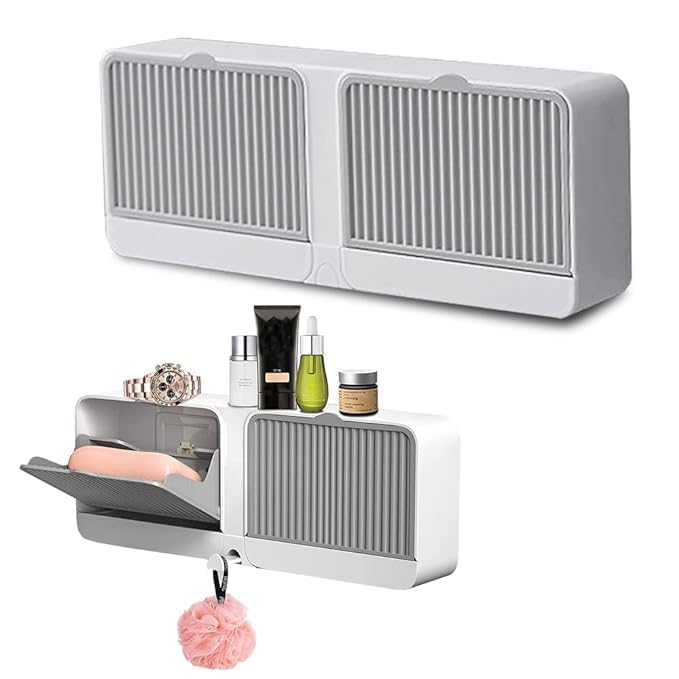 BESTIC Bathroom and Wash Basin Soap Box