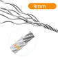 Heavy-Duty Stainless Steel Clothesline with Carabiner Hooks. 10 YEARS WARRANTY