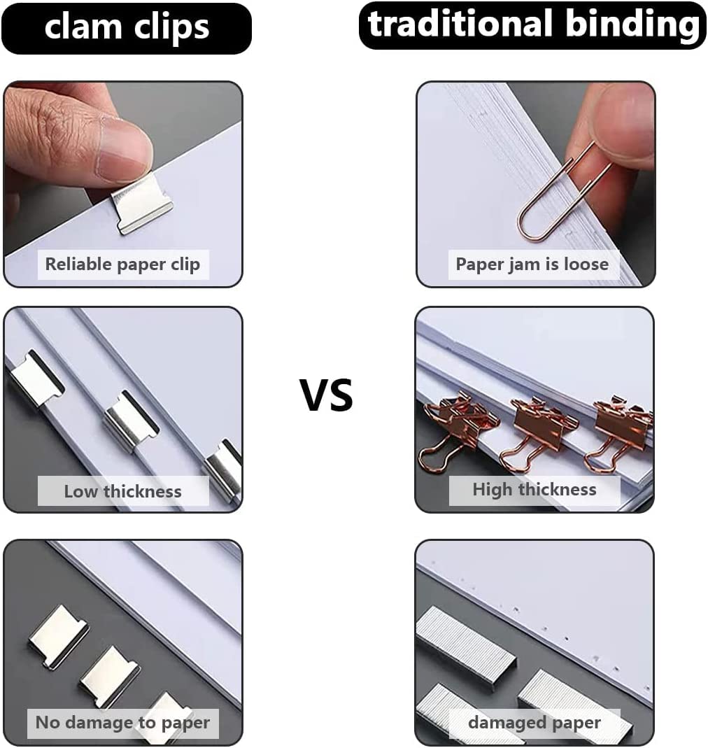 ClipMate Pro: Premium Reusable Stapler with 50 Clips