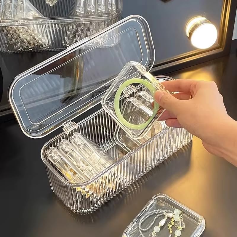 Acrylic Jewelry Organizer Box Set