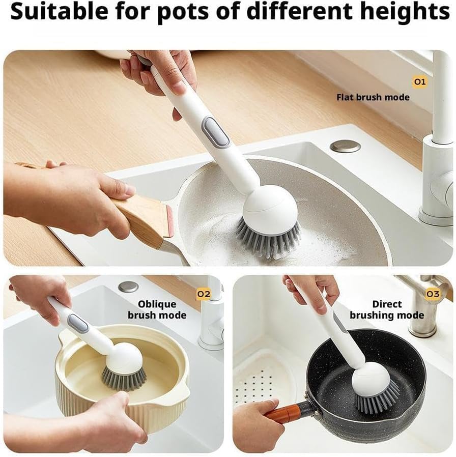Rotating Dispenser Cleaning Brush
