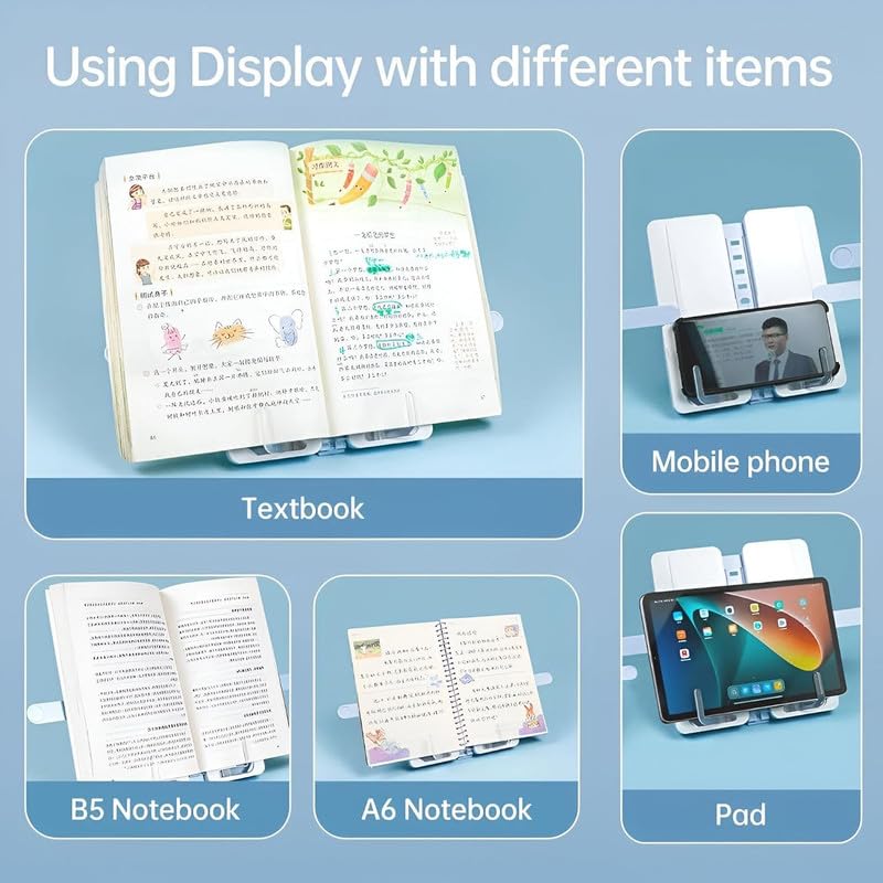 3 in 1 Pencil Case for kids (Case + Book Reading Stand + Erasable Whiteboard)
