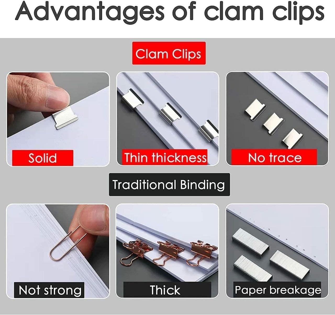 ClipMate Pro: Premium Reusable Stapler with 50 Clips