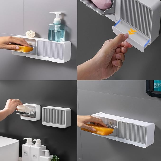 BESTIC Bathroom and Wash Basin Soap Box