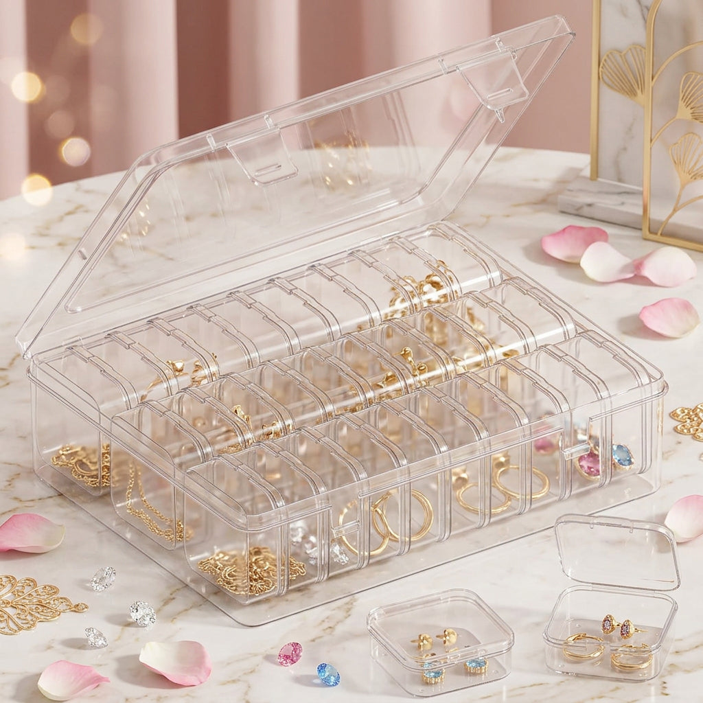 30 psc jewellry box organizer