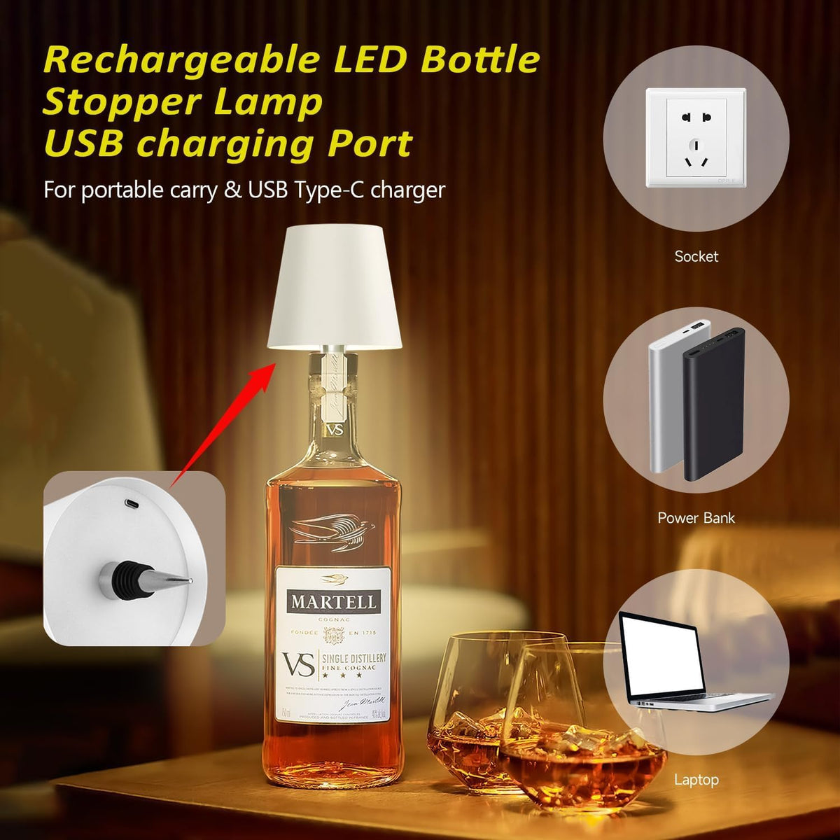 Aesthetic Bottle Lamp