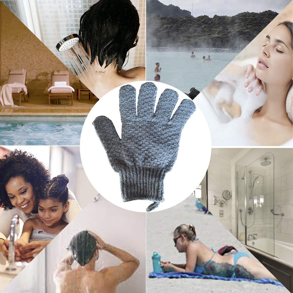 Exfoliating Bath & Shower Gloves (Buy 1 Pair and Get 1 Free)