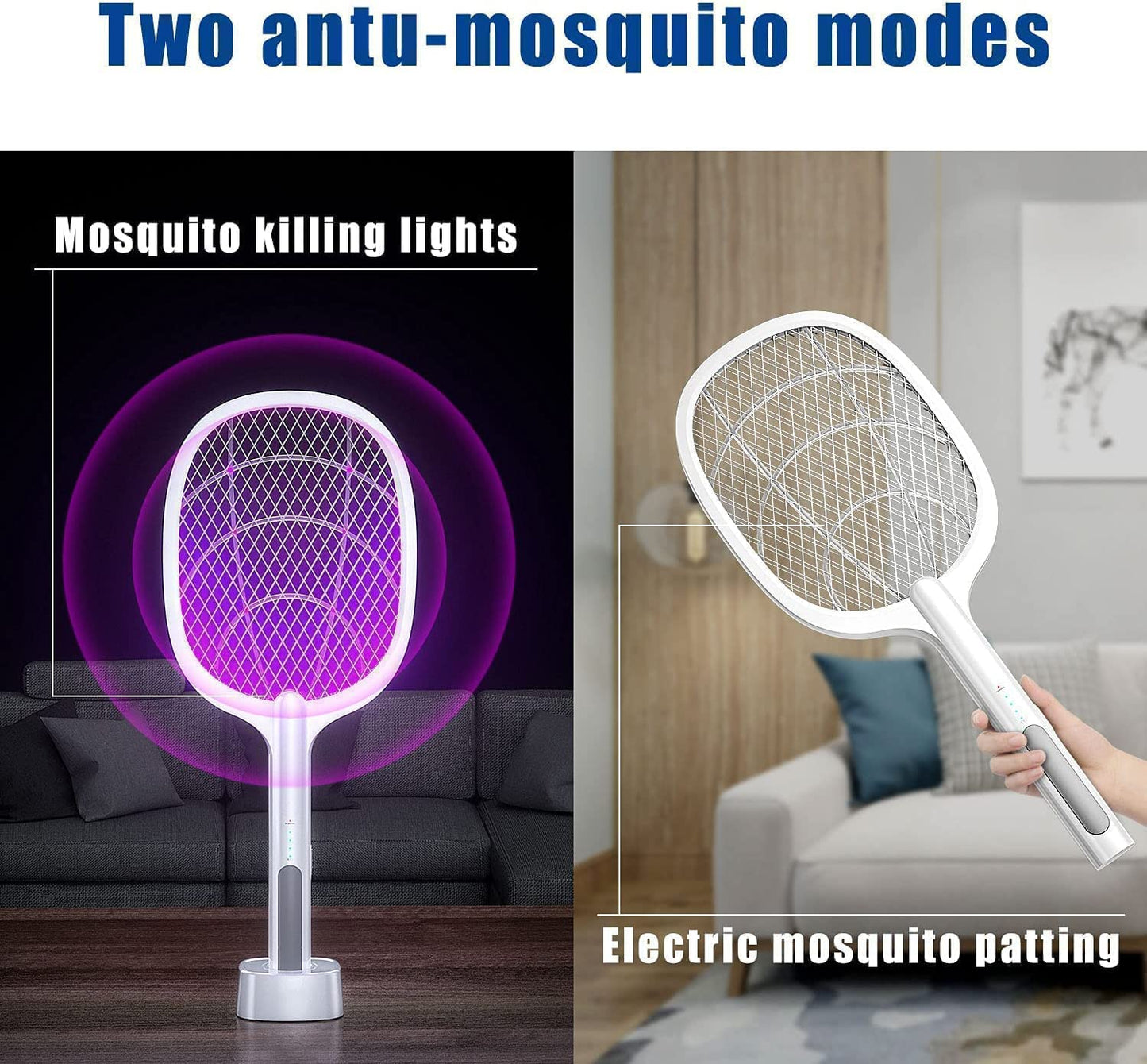 2 in 1 Mosquito Racket