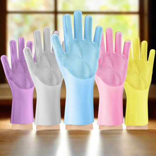 Silicone Reusable Gloves (Buy 1 Pair & Get 1 Pair Free)