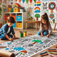 Drawing Colouring Roll sheet for Kids