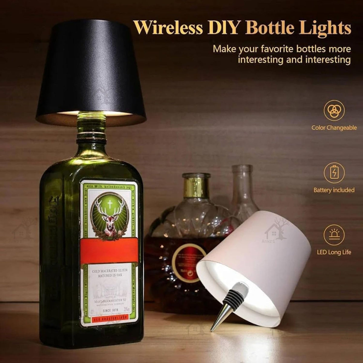 Aesthetic Bottle Lamp