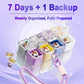 Cube Shape Portable Pill Organizer