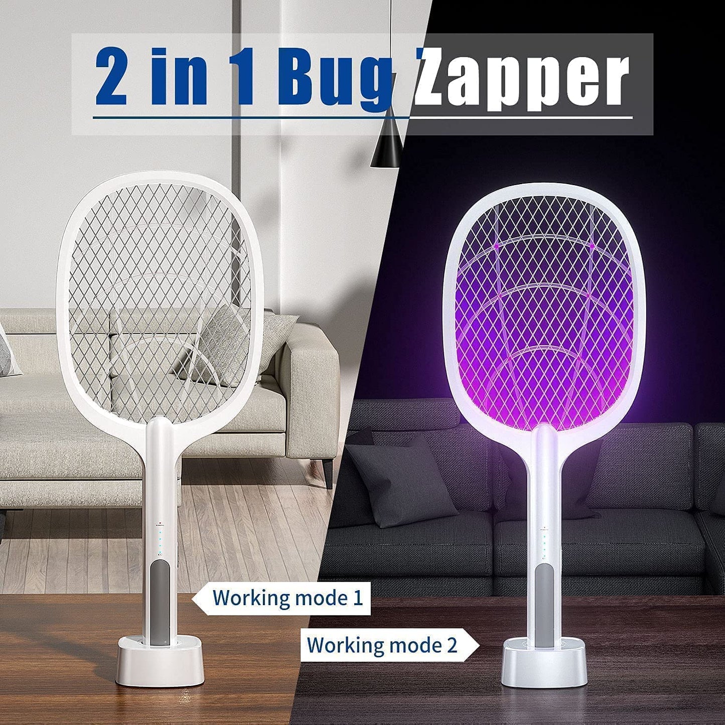 2 in 1 Mosquito Racket