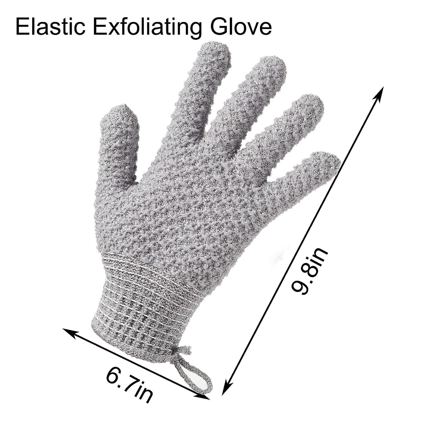 Exfoliating Bath & Shower Gloves (Buy 1 Pair and Get 1 Free)