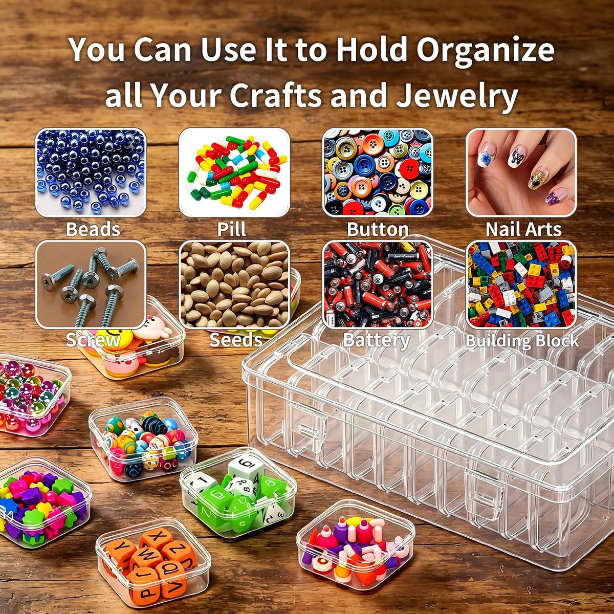 30 psc jewellry box organizer