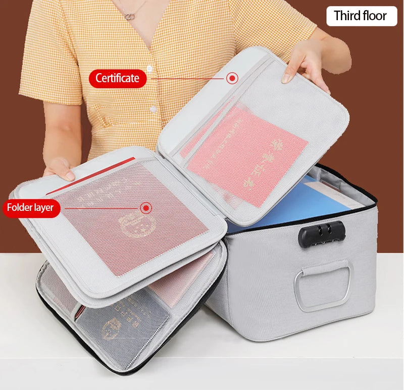 Extra Large Document Bag - Multi flip – Bestic