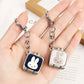 Cute Bunny Nail Cutter Keychain.