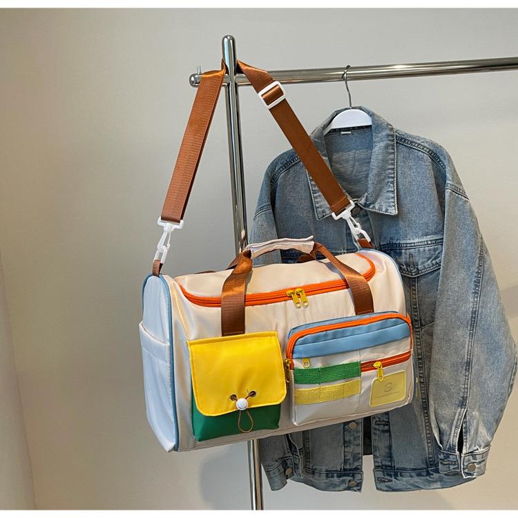 Colourblocked Duffel Bag