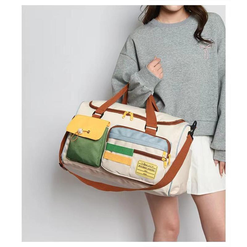 Colourblocked Duffel Bag