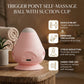 Trigger point self-massage ball with suction cup